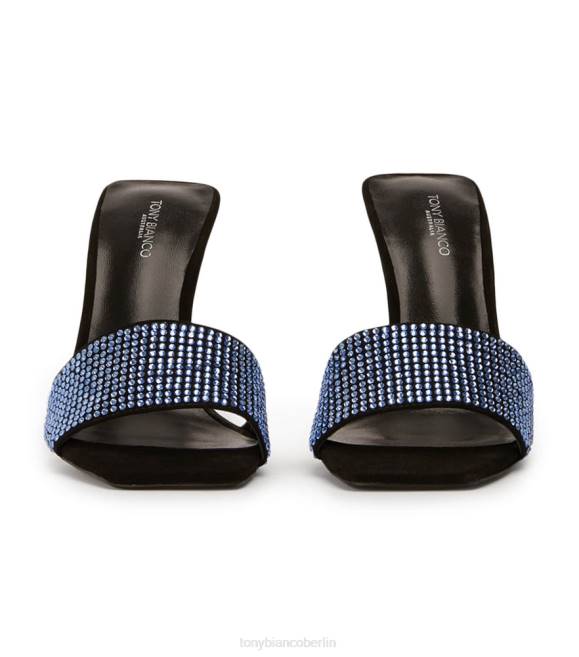 Stöckelschuhe| de Tony Bianco Frauen Naomi Heels Kristallblau/schwarzes Wildleder 4624147